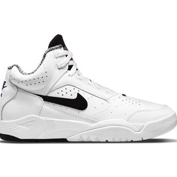 Nike Air Flight Lite Mid erkek spor ayakkabısı, White Midnight Navy University Red, 42.5 EU