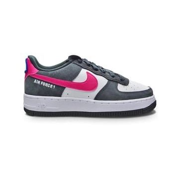 Nike Air Force 1 LVS8 A Club Leather Sneaker Black Pink Prime Hakiki Deri Günlük Siyah Unisex Spor Ayakkabı