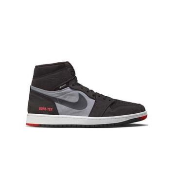 Nike Air Jordan MID Goretex Leather Sneaker Hakiki Deri Bilekli Su Geçirmez Nefes Alan Günlük Siyah Spor Ayakkabı
