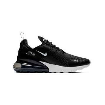 Nike Air Max 270 Sneaker Black White Swoosh Günlük Siyah Beyaz Swoosh Unisex Spor Ayakkabı