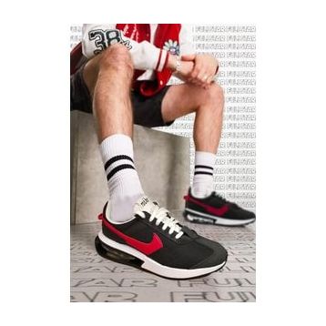 Nike Air Max Pre Day Black Red Sneaker Günlük Siyah Kırmızı Beyaz Unisex Spor Ayakkabı