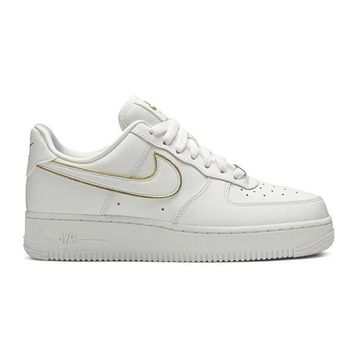 Nike AO2132-102 Air Force 1 Low Icon Clash White Metallic Gold W Günlük Spor Ayakkabı