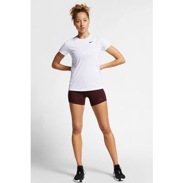 Nike AQ3210-100 Bisiklet Yaka Düz Beyaz Kadın T-Shirt