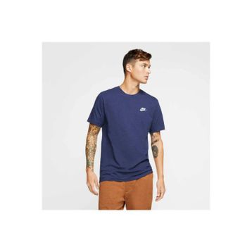 Nike AR4997-410 Lacivert Sportswear Club Erkek Tişört