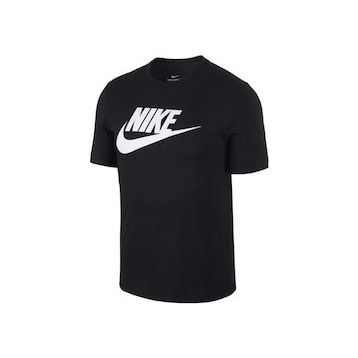 Nike AR5004-010 M Nsw Tee Icon Futura Erkek Siyah Günlük Stil Tişört