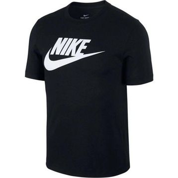 Nike AR5004-010 M Nsw Tee Icon Futura Erkek Siyah Günlük Stil Tişört