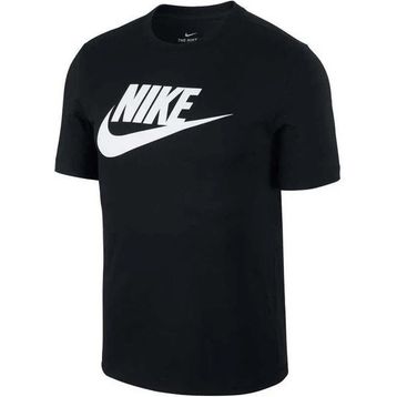 Nike AR5004-010 M Nsw Tee Icon Futura Erkek Siyah Günlük Stil Tişört