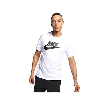 Nike AR5004-101 M Nsw Tee Icon Futura Beyaz Erkek T-shirt