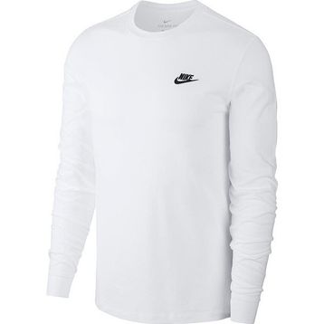 Nike AR5193-100 Sportswear Uzun Kollu Beyaz Erkek T-shirt