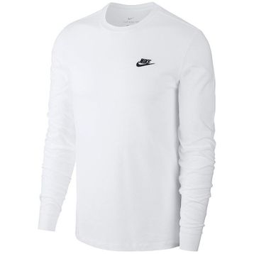 Nike AR5193-100 Sportswear Uzun Kollu Beyaz Erkek T-shirt