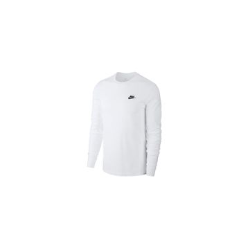 Nike AR5193-100 Sportswear Uzun Kollu Beyaz Erkek T-shirt