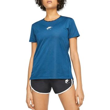 Nike AT4196-432 Mavi Kadın Kısa Kollu T-Shirt