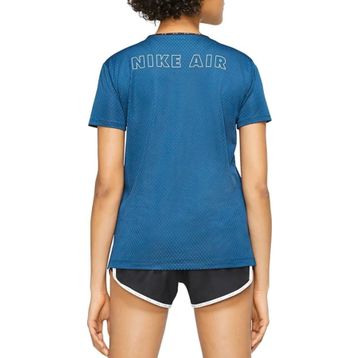 Nike AT4196-432 Mavi Kadın Kısa Kollu T-Shirt