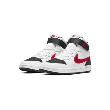 Nike Beyaz Court Borough Mid 2 (Psv) Çocuk Günlük Ayakkabı