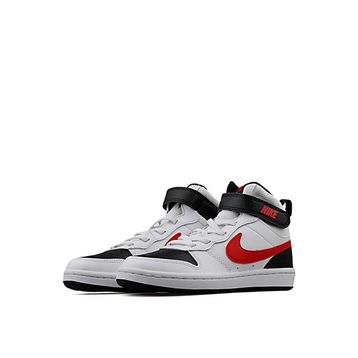 Nike Beyaz Court Borough Mid 2 (Psv) Çocuk Günlük Ayakkabı