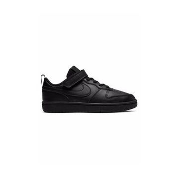 Nike BQ5451-001 Unisex Çocuk Siyah Court Borough Spor Ayakkabı