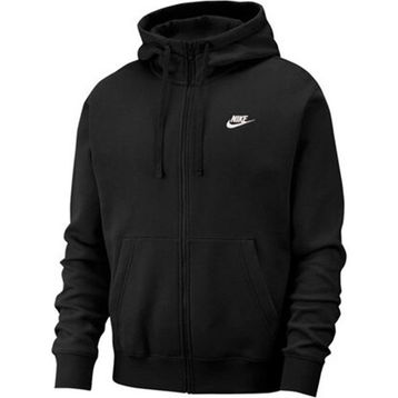 Nike BV2645-010 Siyah Club Hoodie FZ BB Günlük Unisex Ceket