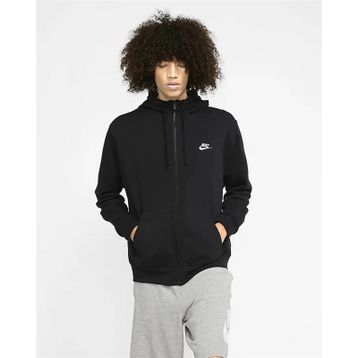 Nike BV2645-010 Siyah Club Hoodie FZ BB Günlük Unisex Ceket
