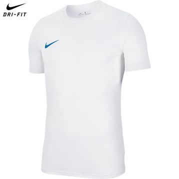Nike BV6708-102 Dri-Fit Park VII Jsy Ss Erkek Beyaz Futbol T-shirt
