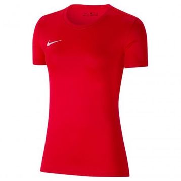 Nike BV6728-657 Kırmızı W Nk Dry Park Vıı Jsy Ss Kadın T-Shirt