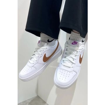 Nike Court Borough Low 2 SE Beyaz Deri Kadın Günlük Spor Ayakkabı