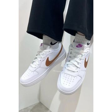 Nike Court Borough Low 2 SE Beyaz Deri Kadın Günlük Spor Ayakkabı