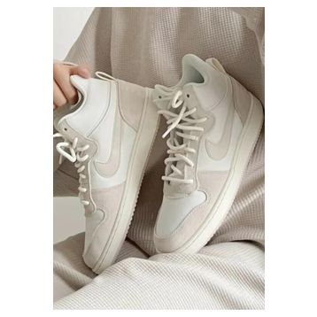 Nike Court Borough Mid Krem Kadın Spor Ayakkabı