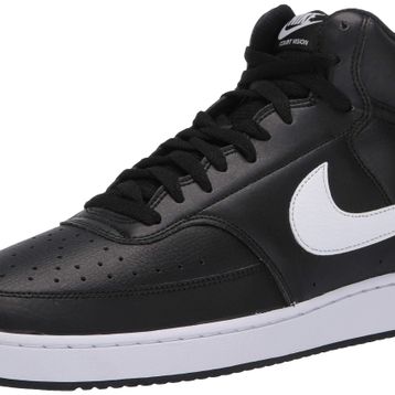 Nike Court Vision Mid Siyah Erkek Spor Ayakkabı