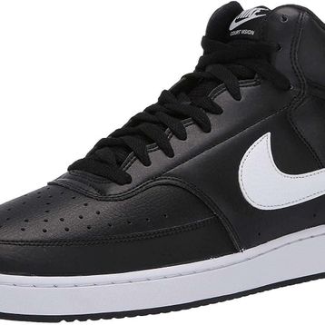Nike Court Vision Mid Siyah Erkek Spor Ayakkabı