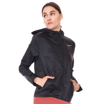 Nike CU3217-010 Essential Jacket Siyah Kadın Koşu Ceket