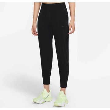 Nike CU4611-010 W Nk Bliss Luxe Mr Yüksek Bel Normal Kalıp Düz Siyah Kadın Eşofman Altı