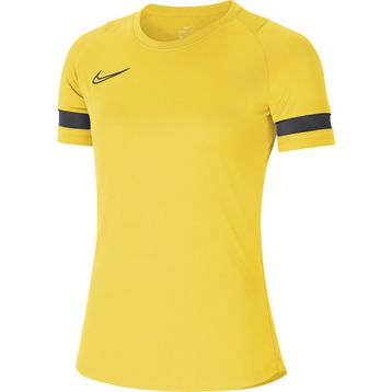 Nike CV2627-719 Kadın W Nk Df Acd21 Top Ss Kadın Sarı Futbol Tişört