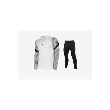 Nike CW5858 Strike21 Siyah Eşofman Takımı Üst Beyaz Alt