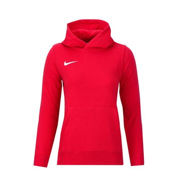 Nike CW6896-657-DIG Y Flc Park20 Po Hoodie Unisex Kırmızı Futbol Sweatshirt