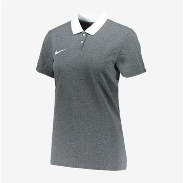 Nike CW6965-071 Dri-Fit Park Kadın Gri Futbol Polo Tişört