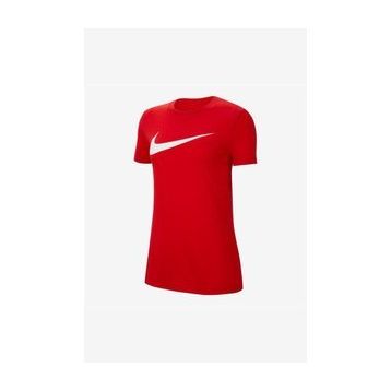 Nike CW6967-657 Kırmızı-Beyaz Üniversite Kadın Takım Kulübü T-Shirt