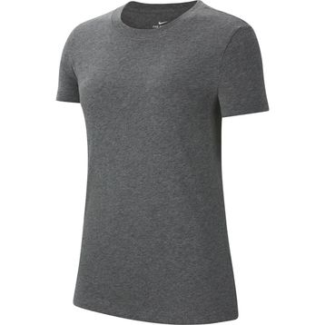 Nike CZ0903-071 W Nk Park20 Ss Tee Kadın Gri Futbol Tişört