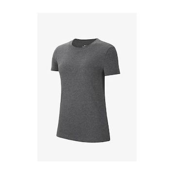 Nike CZ0903-071 W Nk Park20 Ss Tee Kadın Gri Futbol Tişört