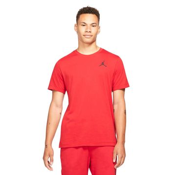 Nike DC7485-687 M J Jumpman Emb Ss Crew Erkek Kırmızı Basketbol Tişört