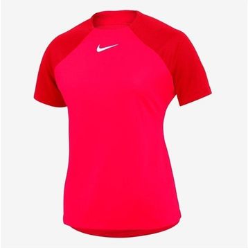 Nike DH9242-635 W Nk Df Acdpr Ss Top K Kadın Kırmızı Futbol Tişört