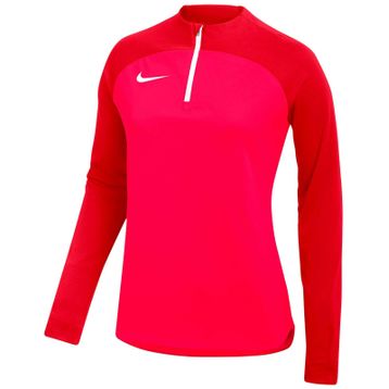 Nike DH9246-635 Academy Pro Dri Fit Half Zip Kırmızı Dik Yaka Kadın Sweatshirt