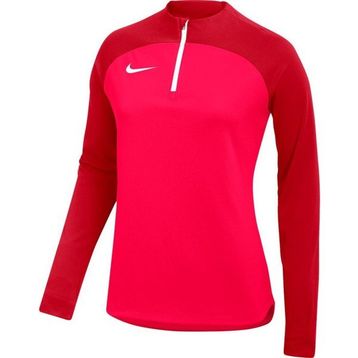 Nike DH9246-635 Academy Pro Dri Fit Half Zip Kırmızı Dik Yaka Kadın Sweatshirt
