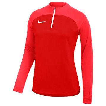 Nike DH9246-657 Academy Pro Dri Fit Half Zip Kırmızı Dik Yaka Kadın Sweatshirt