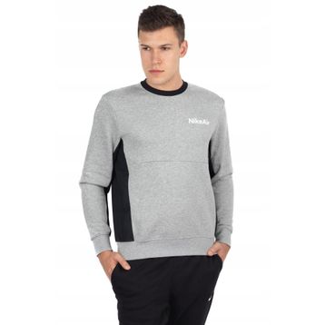 Nike DJ0455-063 Air Crew Fleece Erkek Gri-Siyah Sweatshirt