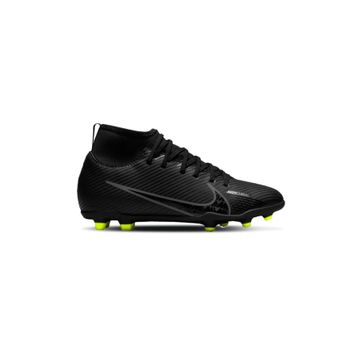Nike DJ5959-001 Jr. Mercurial Superfly 9 Club Fg/Mg Siyah Genç Çoklu Çim Zemin Kramponu