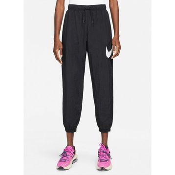 Nike Dm6183-010 W Nsw Essntl Wvn Mr Pant Normal Bel Düz Siyah Kadın Eşofman Altı