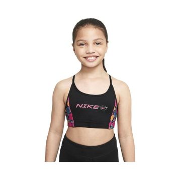 Nike DM8432-010 G Nk Indy Bra Iconclash Çocuk Siyah Günlük Stil Sporcu Sütyeni