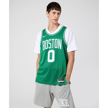 Nike DN1997-312 Yeşil Boston Celtics Icon Edition Dri-FIT NBA Swingman Jersey Erkek Forma