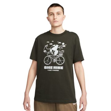 Nike DQ3047-355 W Nsw Tee Bf Earth Day Kadın Yeşil Günlük Stil Tişört