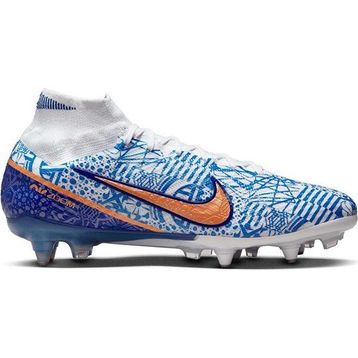 Nike DQ5294-182 Zm Mercurial 9 Elite CR7 S Prac Beyaz Erkek Islak Yumuşak Çim Zemin Kramponu